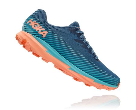 Hoka One One Torrent 2 - Adidasi Alergare Dama Turcoaz | RO-1mHKOZs